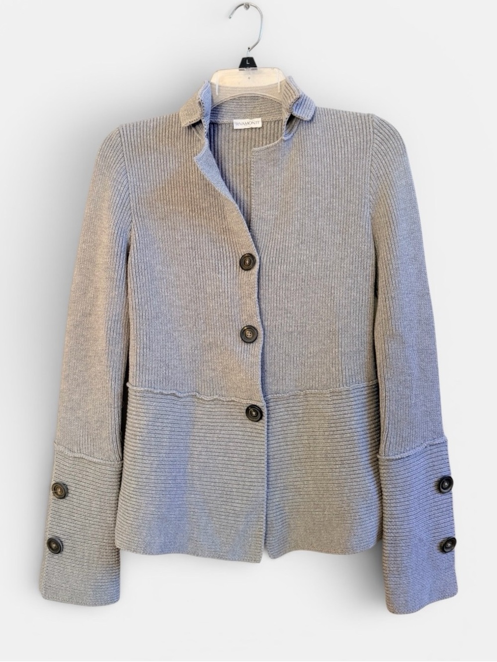 Rivamonti wool/cotton button cardigan